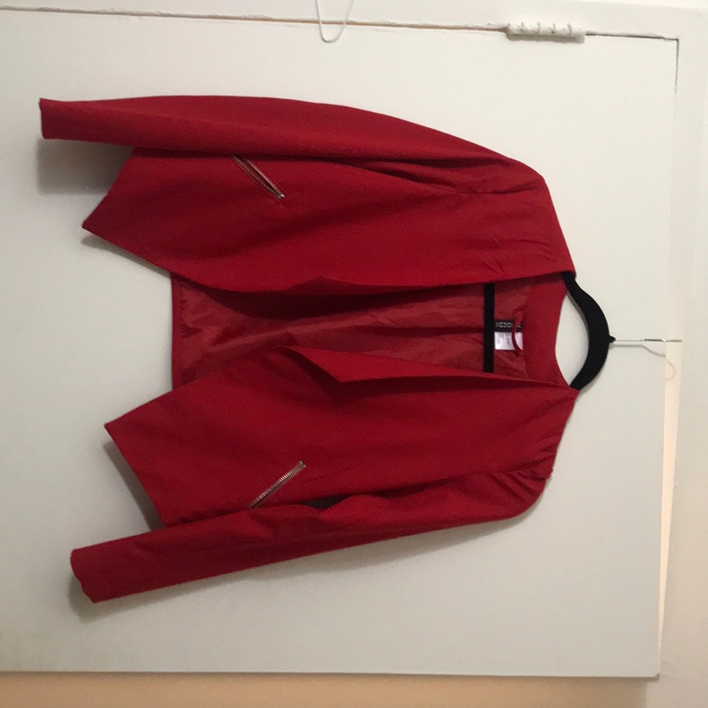 Rich red jacket